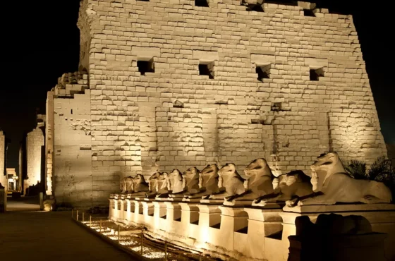 Sound and Light Show at Karnak Temple in luxor