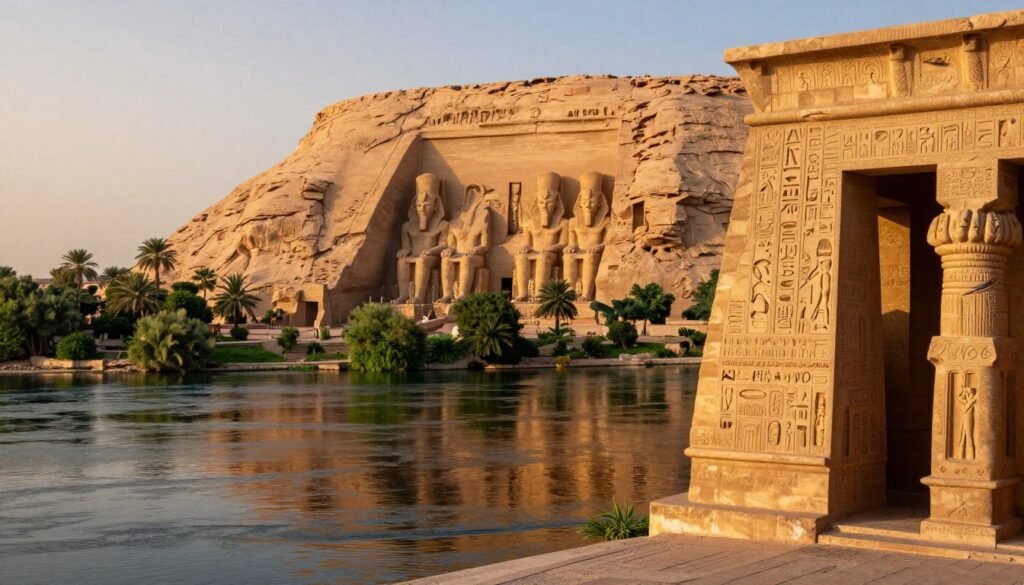 Philae Temple and Abu Simbel Philae Temple and Abu Simbel