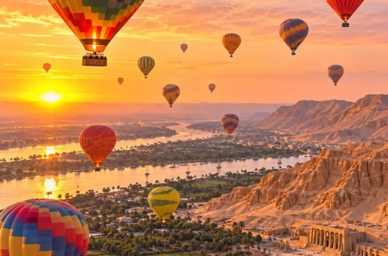 Luxor Hot Air Balloon Ride Over Ancient Sites